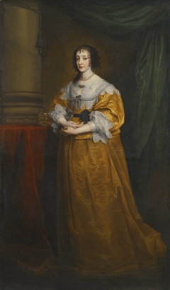 Portrait of Henrietta Maria of France, Queen of England, Scotland and Ireland by Anthony van Dyck