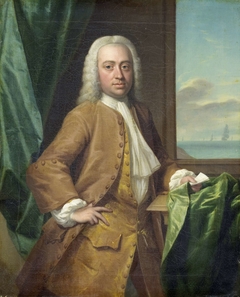 Portrait of Isaac Parker, Merchant from Middelburg by Philip van Dijk
