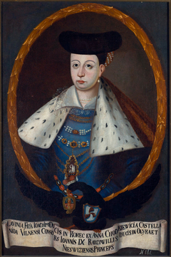 Portrait of Lawinia Radziwiłł née princess Korecka (ca. 1587–ca. 1641) by Anonymous