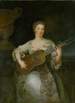 portrait of mademoiselle de Charolais by Pierre Gobert