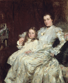 Portrait of Mrs Chadwyck-Healey and her Daughter by Walter Osborne