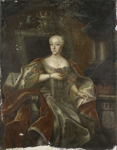 Portrait of Princess Charlotte Amalie, Daughter of Frederick IV, King of Denmark by Unknown Artist