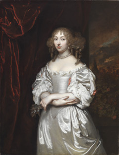 Portrait of Suzanna Doublet-Huygens by Workshop of Caspar Netscher