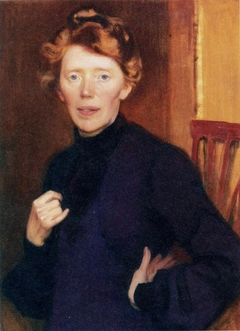 Portrait of Tekla Hultin by Eero Järnefelt