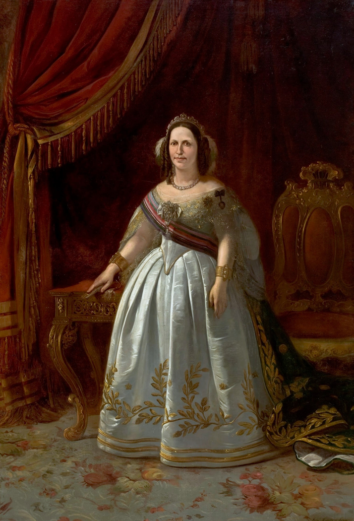 Portrait of Teresa Cristina of the Two Sicilies