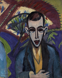 Portrait of the Poet Ghuttmann by Ernst Ludwig Kirchner