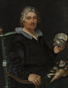 Portrait of the Shell Collector Jan Govertsen van der Aer (1545–1612) by Hendrik Goltzius