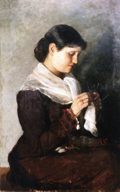 Portrait of Vera Repin by Marianne von Werefkin
