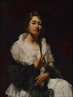 Portrait study of a lady by William Beckwith McInnes