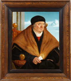 Portret "Beiers patriciër" op hout door Hans Mielich, circa 1539 by Hans Muelich