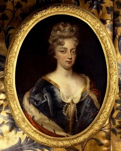 Portret van Maria Louise van Hessen-Kassel als jonge vrouw by Lancelot Volders