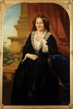 Portret van Maria van Hoboken by Jacob Spoel