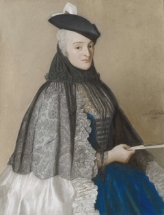 Portret van Mme Boère by Jean-Etienne Liotard