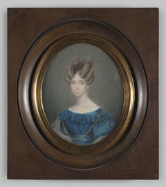 Portretminiatuur van Arnoldina Wilhelmina Cornelia barones van Pallandt by Johannes Hari