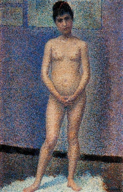 Poseuse  de face by Georges Seurat
