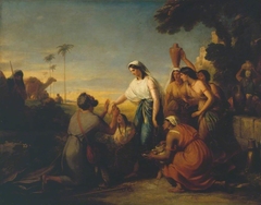 Rebecca and Abraham’s Servant at the Well by William Hilton