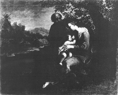 Rest on the Flight into Egypt by Gregorio Lazzarini