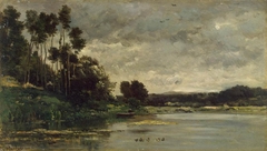 River Bank by Charles-François Daubigny