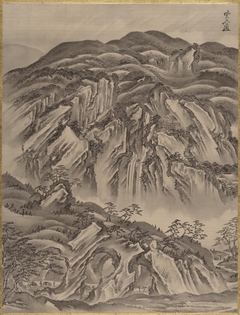 Rocky Landscape by Kawanabe Kyōsai