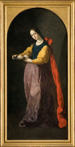 Saint Agatha by Francisco de Zurbarán