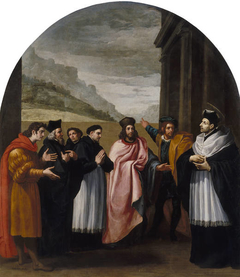 Saint Bruno and His Six Companions Withdraw from Active Life by Vincenzo Carducci