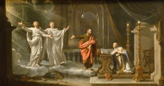 Saint Gervais et saint Protais apparaissant à saint Ambroise by Philippe de Champaigne