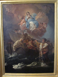 Saint Nicholas rescuing castaways by Corrado Giaquinto