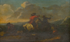 Scene from Cavalry Battle by Anonymous