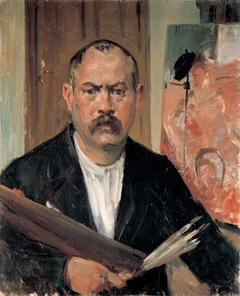 Selbstporträt ohne Kragen by Lovis Corinth