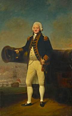 Sir Peter Parker Bt, 1721-1811, Admiral of the Fleet by Lemuel Francis Abbott