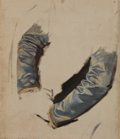 Sleeves of King's  Attire. Study to the Painting "The Death of Barbara Radziwiłł"