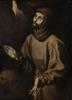 St Francis receiving the stigmata by Blas Muñoz