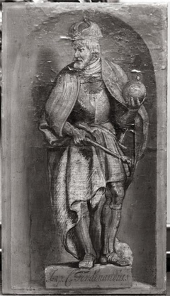 Statue of the emperor Ferdinand I, 1634-1635