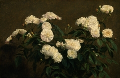 Still Life of White Roses by Henri Fantin-Latour
