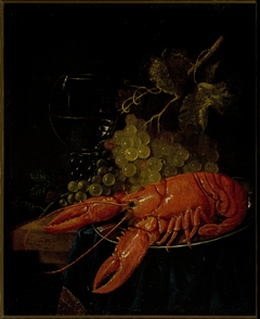 Still life with a lobster by Cornelis de Heem