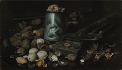 Still Life with Tin Can and Nut by Joseph Decker