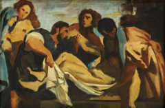 Study after Titian's Entombment of Christ by Paul Cézanne