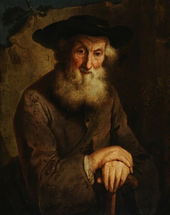 Study of an Old Man called Thomas Parr,‘Old Parr’ (1493?-1635) by manner of Jacques Dumont