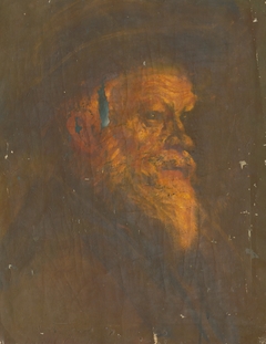 Study of an Old Man's Head by László Mednyánszky