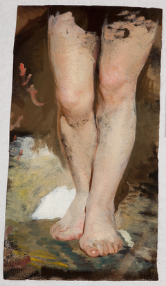 Study of Legs (Phryne) to the Painting "Phryne on the Poseidon's Celebration in Eleusis" by Henryk Siemiradzki