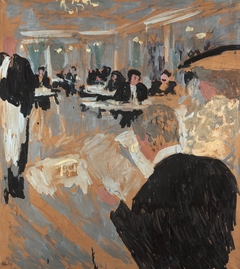 Szene im Café