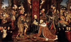 The Adoration of the Kings by Master of the Aachen Altar