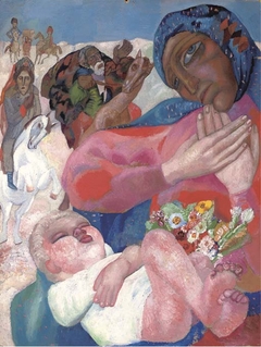The Adoration of the Magi by Pavel Filonov