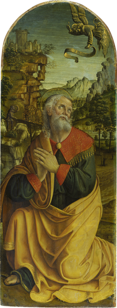 The Annuciation to St Joachim by Macrino d'Alba