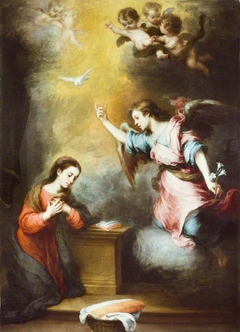 The Annunciation by Bartolomé Esteban Murillo