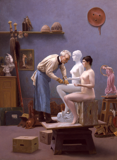 The Artist and His Model by Jean-Léon Gérôme