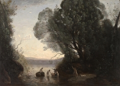 The Bath of Diana by Jean-Baptiste-Camille Corot