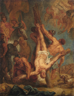 The Crucifixion of Saint Peter by Pieter Thijs