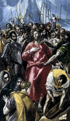 The Disrobing of Christ. Upton House version by El Greco