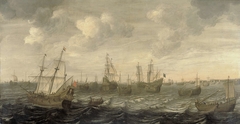 The Dutch Herring Fleet under Sail